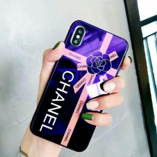 قاب پشت گلس چنل Chanel Back Glass Case iPhone X/Xs