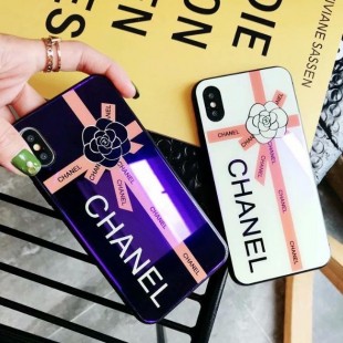 قاب پشت گلس چنل Chanel Back Glass Case iPhone 7 Plus