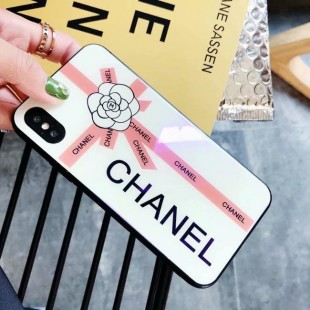 قاب پشت گلس چنل Chanel Back Glass Case iPhone Xs Max