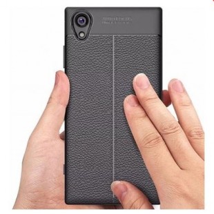 قاب ژله ای طرح چرم Auto Focus Case Sony Xperia XA 1