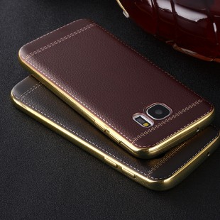 قاب ژله ای Dot Leather Case Samsung Galaxy S6 Edge