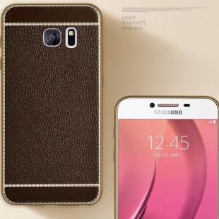 قاب ژله ای Dot Leather Case Samsung Galaxy S6 Edge