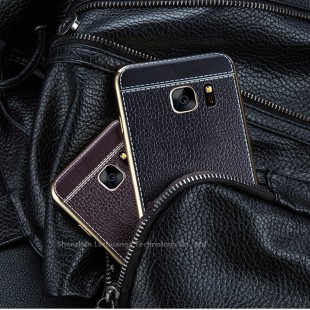 قاب ژله ای Dot Leather Case Samsung Galaxy S6 Edge