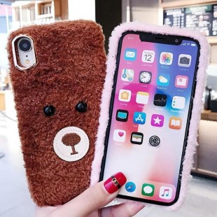 قاب پشمی خرسی Bear Fur Case Apple iPhone 7 Plus