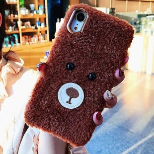 قاب پشمی خرسی Bear Fur Case Apple iPhone Xr