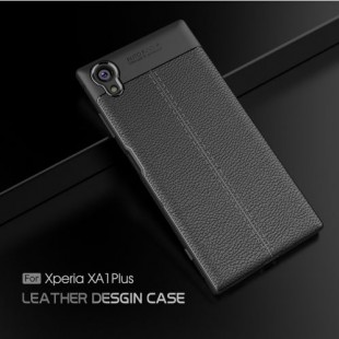 قاب ژله ای طرح چرم Auto Focus Case Sony Xperia XA 1 Plus
