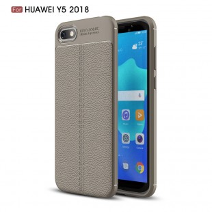 قاب ژله ای طرح چرم Auto Focus Case Huawei Y5 Prime 2018