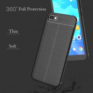 قاب ژله ای طرح چرم Auto Focus Case Huawei Y5 Prime 2018