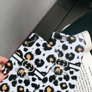 قاب ژله ای پلنگی Leopard White TPU Case iPhone Xr