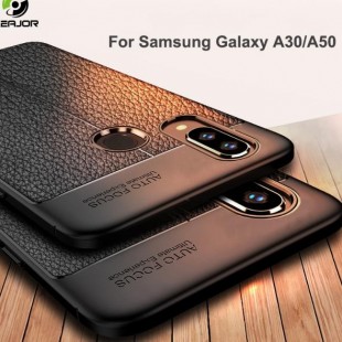قاب ژله ای طرح چرم Auto Focus Case Samsung Galaxy A40