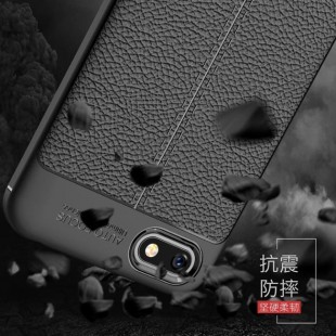 قاب ژله ای طرح چرم هواوی Auto Focus Case Huawei Honor 7s