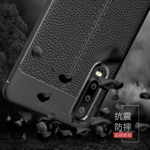 قاب ژله ای طرح چرم هواوی Auto Focus Case Huawei P30 Lite