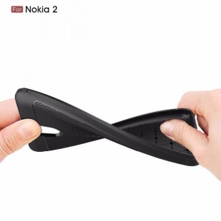 قاب ژله ای طرح چرم نوکیا Auto Focus Case Nokia 2.2