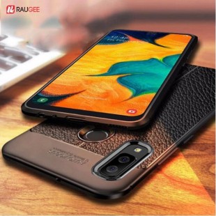 قاب ژله ای طرح چرم Auto Focus Case Samsung Galaxy A20s