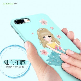 قاب ژله ای Shengo Baby Girl Case Apple iPhone 7 Plus