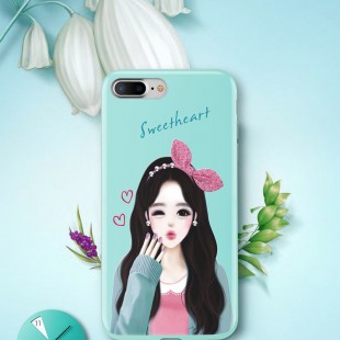 قاب ژله ای Shengo Beautiful Girl Case Apple iPhone 7 Plus