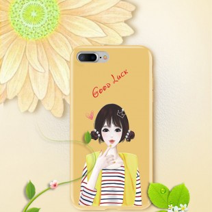 قاب ژله ای Shengo Beautiful Girl Case Apple iPhone 7 Plus