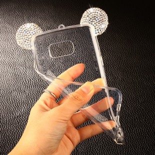 قاب ژله ای Diamond Mickey Luxury 3d Case for Samsung Galaxy A3 2016