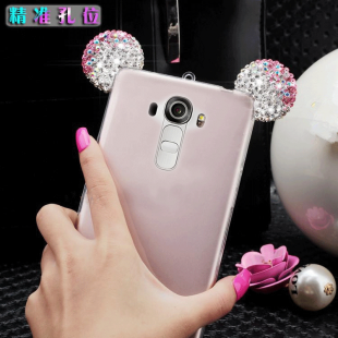 قاب ژله ای Diamond Mickey Luxury 3d Case for LG G4