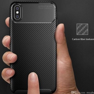 قاب ژله ای طرح کربن Autofocus Carbon Case iPhone Xs Max