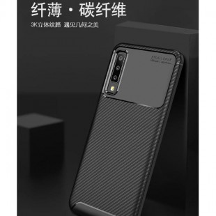 قاب ژله ای طرح کربن Autofocus Carbon Case Galaxy A7 2018