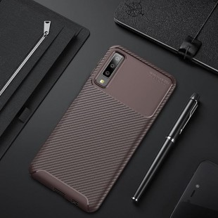 قاب ژله ای طرح کربن Autofocus Carbon Case Galaxy A7 2018