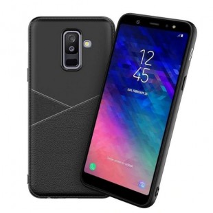 قاب ژله ای طرح چرم Samsung Galaxy A6 Plus 2018