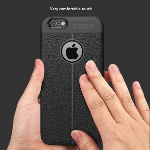 قاب ژله ای طرح چرم آیفون Auto Focus Case Apple iPhone 6