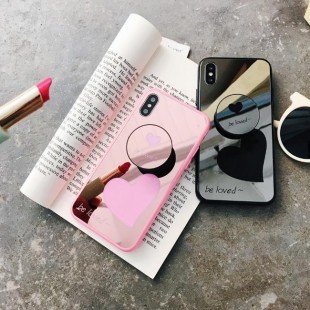 قاب آینه ای پاپ سوکت دار Mirror Love POP Case iPhone X/Xs