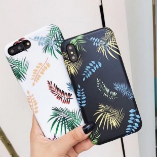 قاب ژله ای طرح برگ Leaf Patterned TPU Case iPhone 6