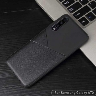 قاب ژله ای طرح چرم سامسونگ Samsung Galaxy A10 Leather TPU Case