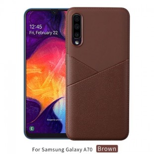 قاب ژله ای طرح چرم سامسونگ Samsung Galaxy A10 Leather TPU Case