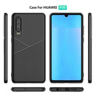 قاب ژله ای طرح چرم هواوی Huawei P30 Lite Leather TPU Case