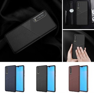 قاب ژله ای طرح چرم هواوی Huawei P30 Lite Leather TPU Case