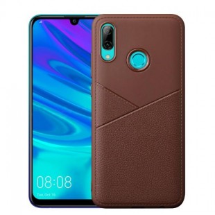قاب ژله ای طرح چرم هواوی Huawei Y7 2019 Leather TPU Case
