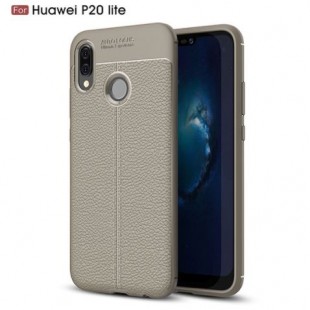 قاب ژله ای طرح چرم Auto Focus Case Huawei P20 Lite