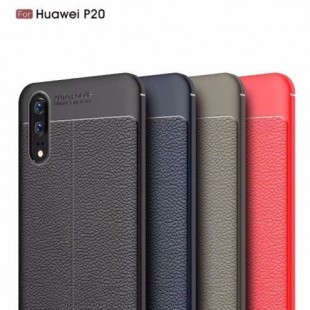قاب ژله ای طرح چرم Auto Focus Case Huawei P20