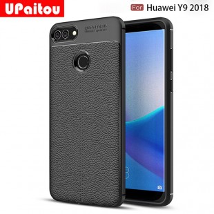 قاب ژله ای طرح چرم Auto Focus Case Huawei Y9 2018