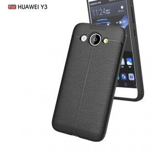 قاب ژله ای طرح چرم Auto focus Case Huawei Y3