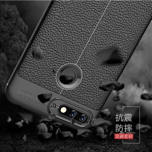 قاب ژله ای طرح چرم Auto focus Case Huawei Y6 2018