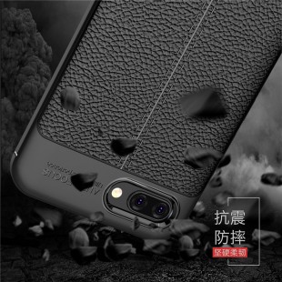 قاب ژله ای طرح چرم Auto Focus Case Huawei Honor 10 Lite