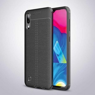 قاب ژله ای طرح چرم Auto Focus Case Samsung Galaxy M20