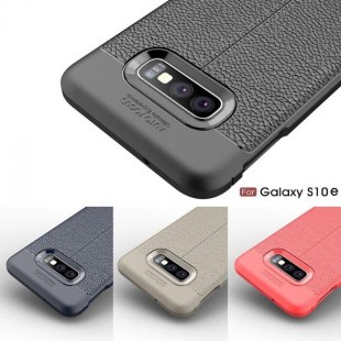 قاب ژله ای طرح چرم Auto Focus Case Samsung Galaxy S10e