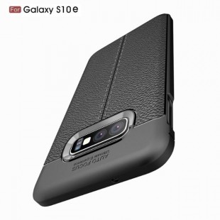 قاب ژله ای طرح چرم Auto Focus Case Samsung Galaxy S10e