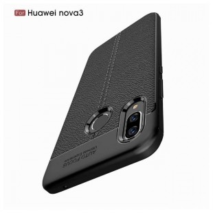قاب ژله ای طرح چرم Auto Focus Case Huawei Nova 3