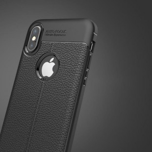قاب ژله ای طرح چرم Auto Focus Case Apple iPhone XS MAX