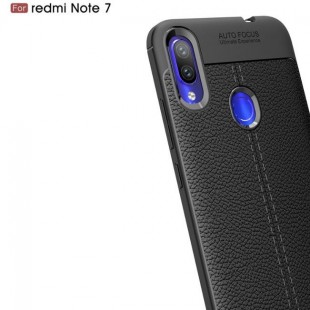 قاب ژله ای طرح چرم Auto Focus Case Xiaomi Redmi 7