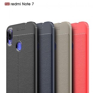 قاب ژله ای طرح چرم Auto Focus Case Xiaomi Redmi 7