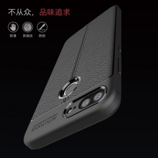 قاب ژله ای طرح چرم هواوی Auto Focus Case Huawei Honor 9i