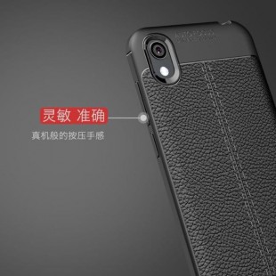 قاب ژله ای طرح چرم هواوی Auto Focus Case Huawei Y5 2019